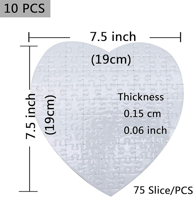 Heart Shaped   75 pcs